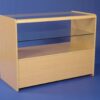 MAPLE HALF GLASS DISPLAY COUNTER 1200MM RETAIL SHOP FITTINGS CASH WRAP NEW