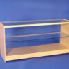 GLASS MAPLE DISPLAY COUNTER 1800MM RETAIL SHOP FITTINGS CASH WRAP TILL NEW