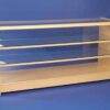 MAPLE GLASS DISPLAY COUNTER 1800MM RETAIL SHOP FITTINGS SHOWCASE NEW