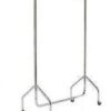 5FT ROBUST ALL CHROME CLOTHES RAIL +PLASTIC COVER DISPLAY RETAIL SHOP FITTINGS