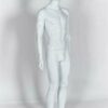 FULL MALE GLOSS WHITE EGGHEAD MANNEQUIN RETAIL DISPLAY SHOP FITTINGS
